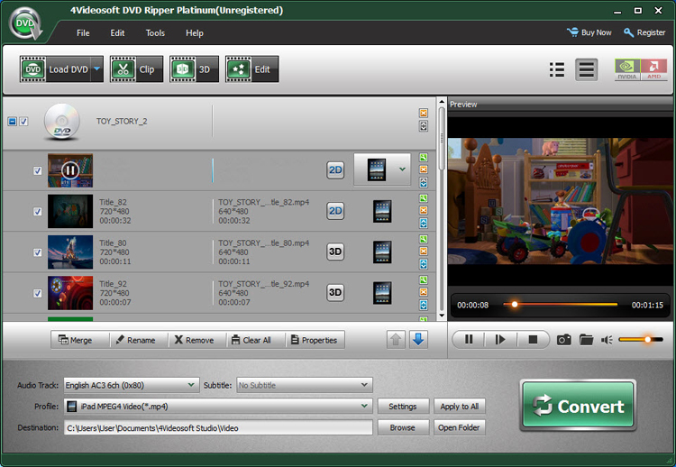 DVD Ripper Platinum screenshot