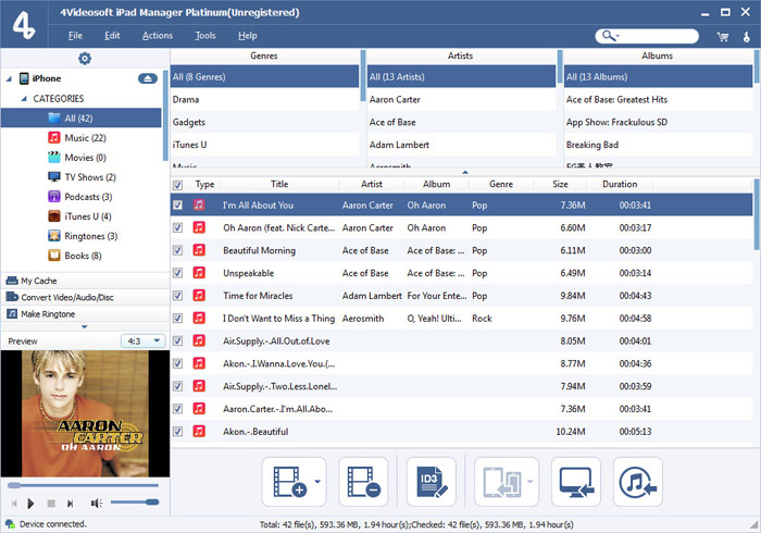 iPad Manager Platinum screenshot
