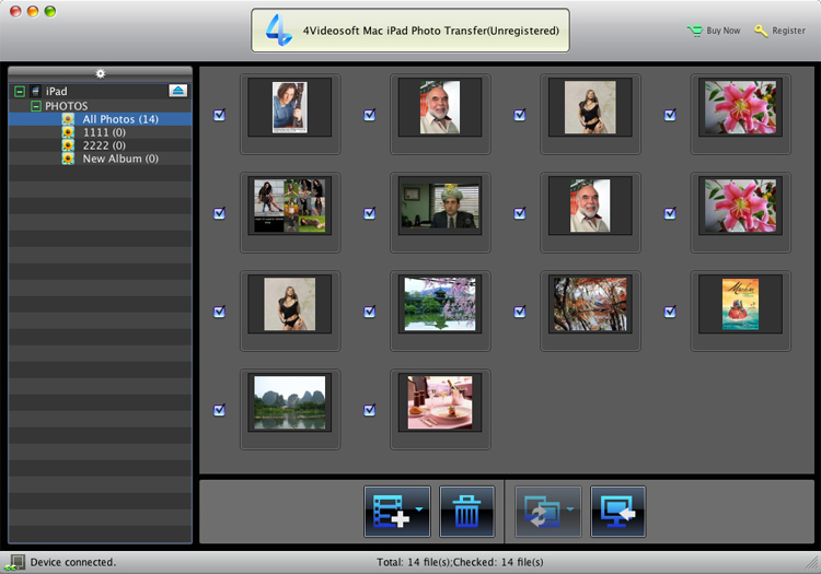 Mac iPad Photo Transfer screenshot