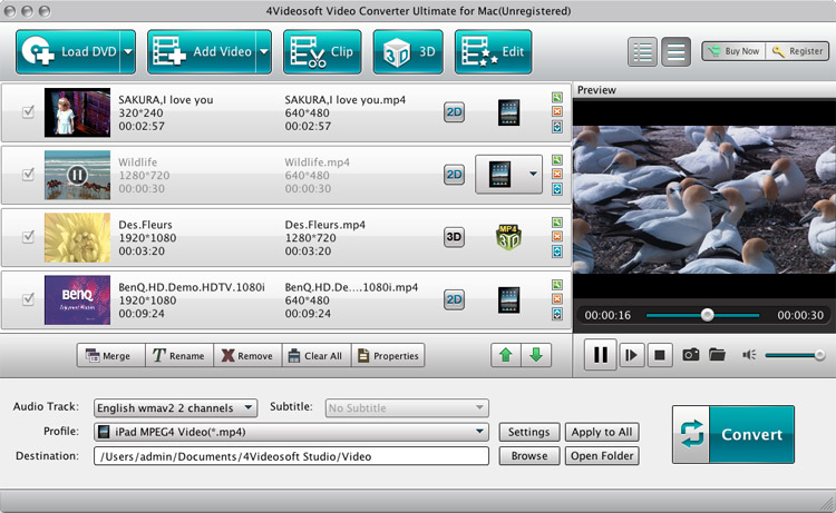 Video Converter Ultimate for Mac screenshot